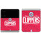 NBA Los Angeles Clippers Distressed Red Galaxy Z Flip4 5G Skin